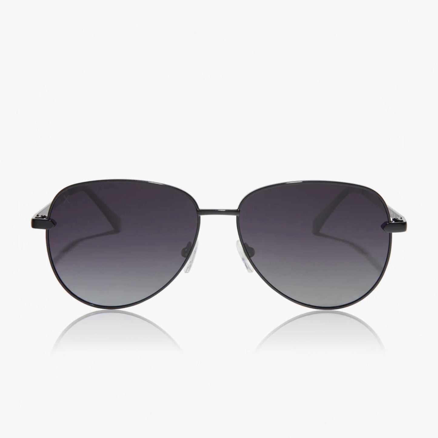 After Party Sunglasses: Black + Grey Polarized