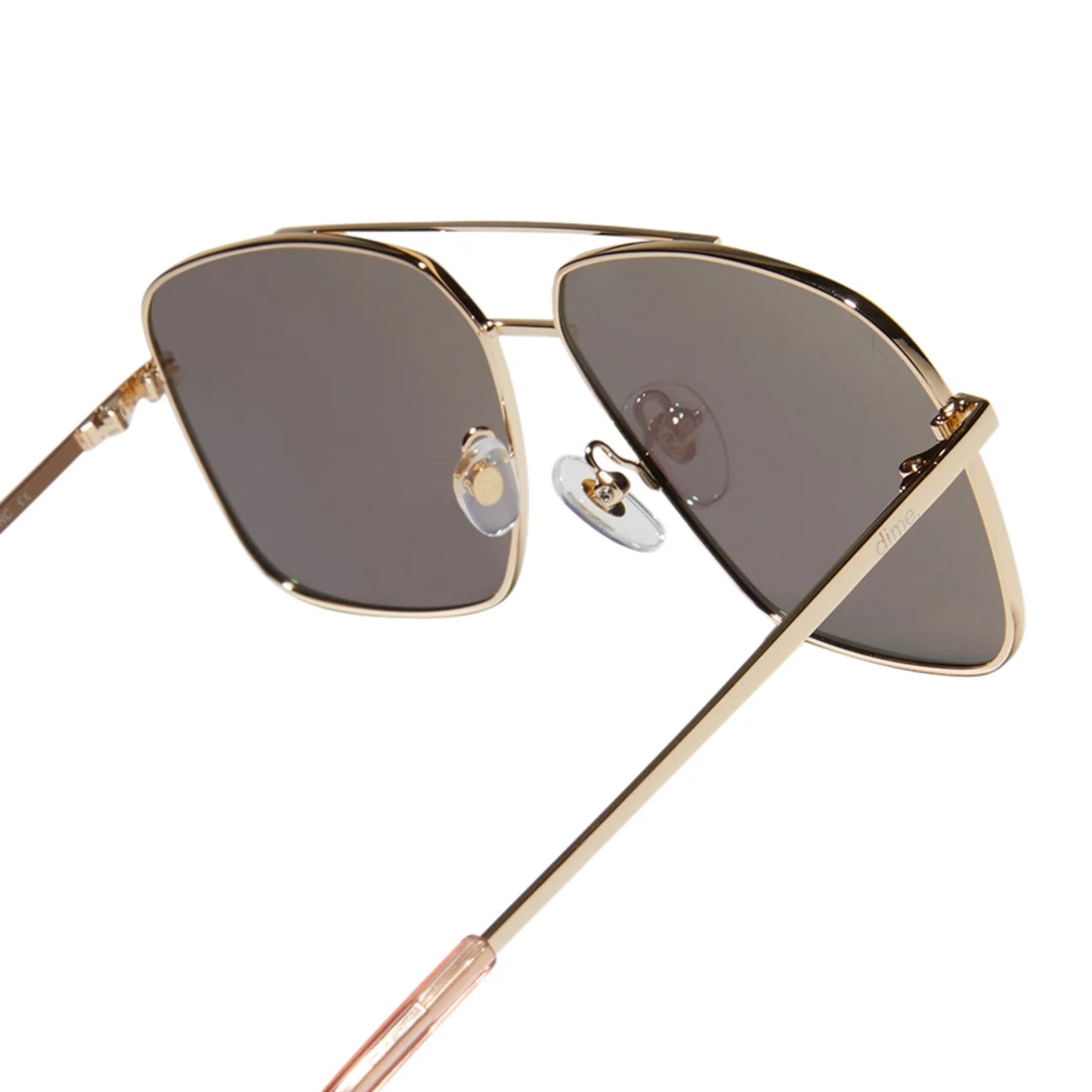 Encino Sunglasses: Gold + Turquoise Ice Polarized