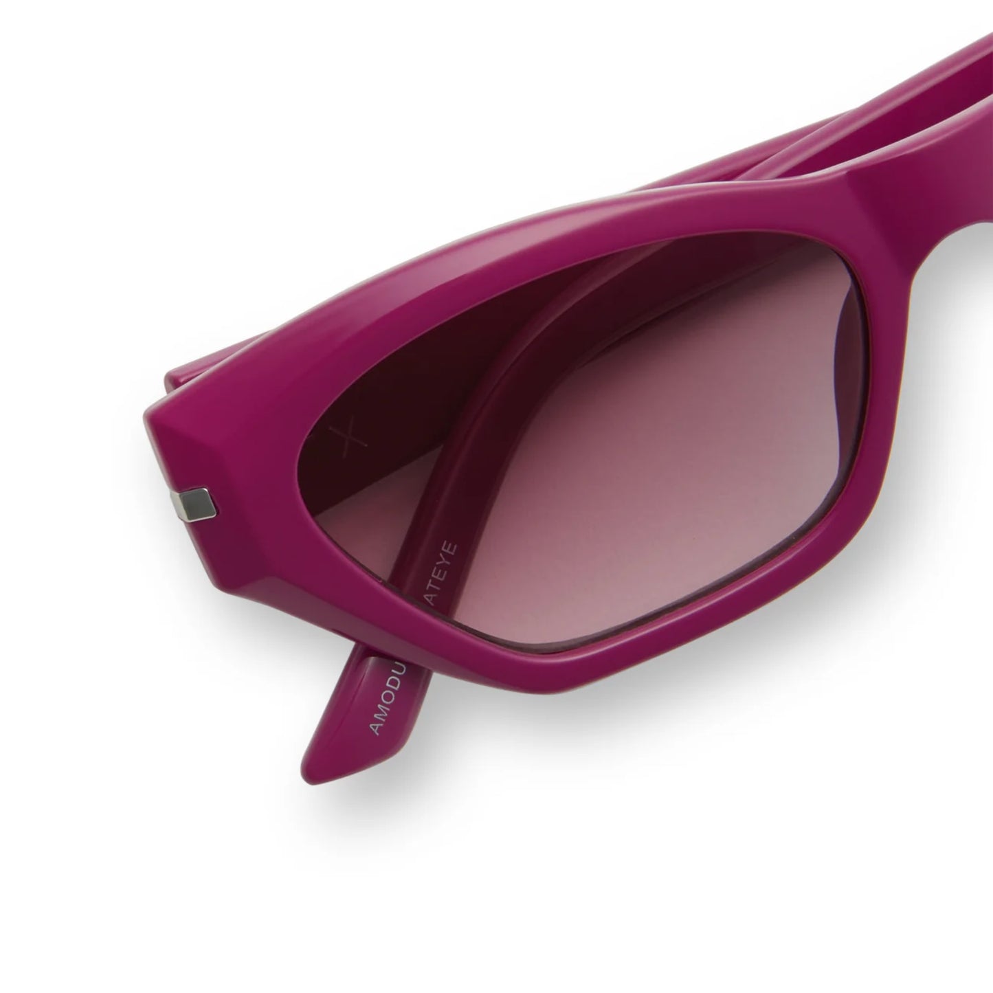 Sawtelle Sunglasses: Glossy Berry + Garnet