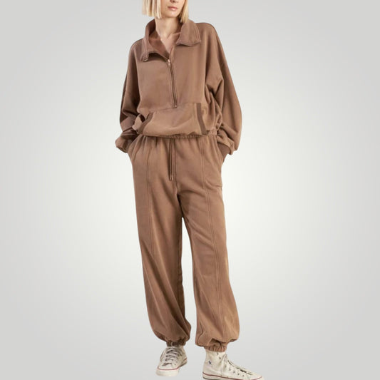 Cocoa French Terry Sweatsuit